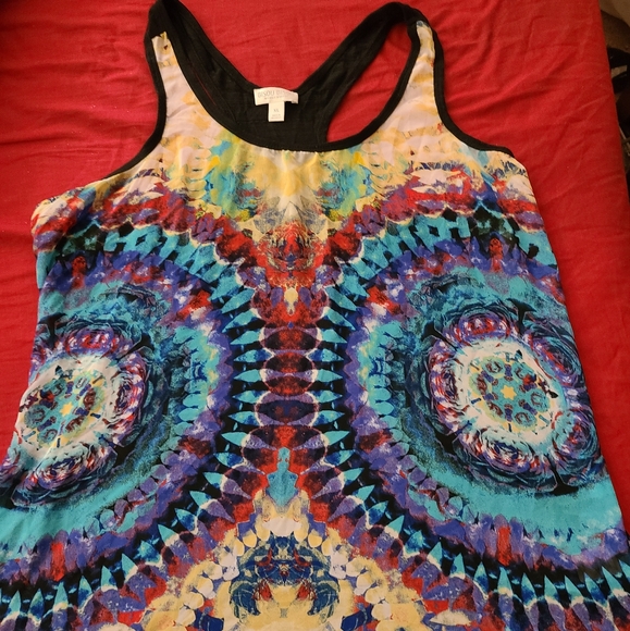 Tye Dye Razer Back tank top - Picture 2 of 4
